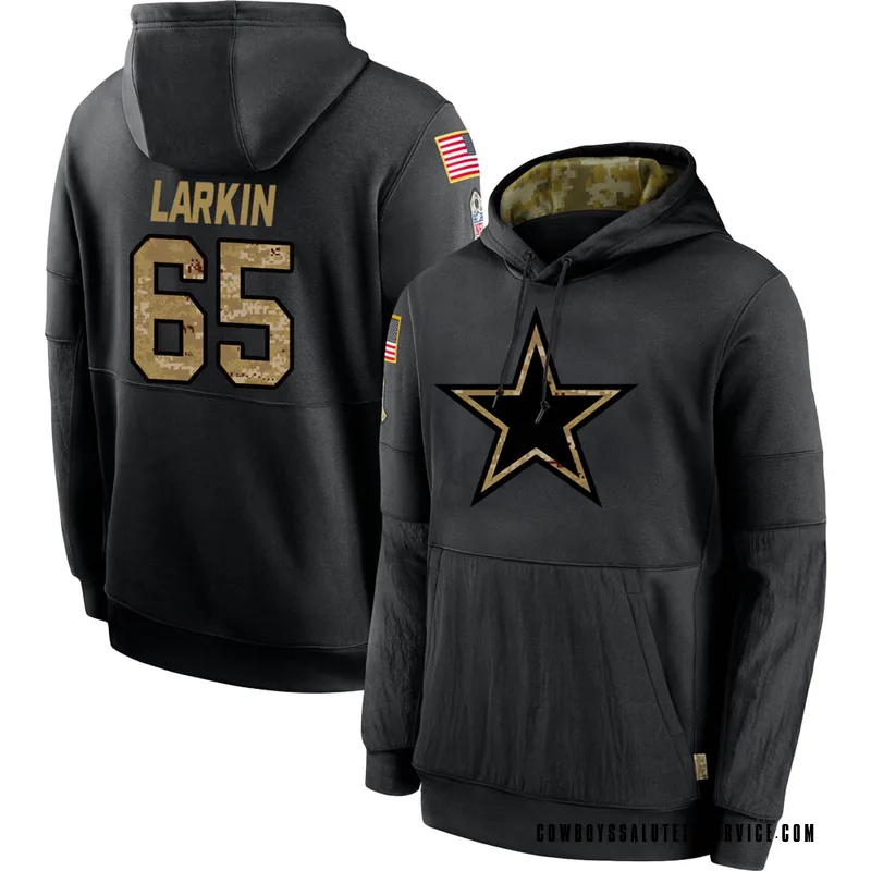 Austin Larkin Dallas Cowboys Men's Legend Olive Salute to Service T-Shirt