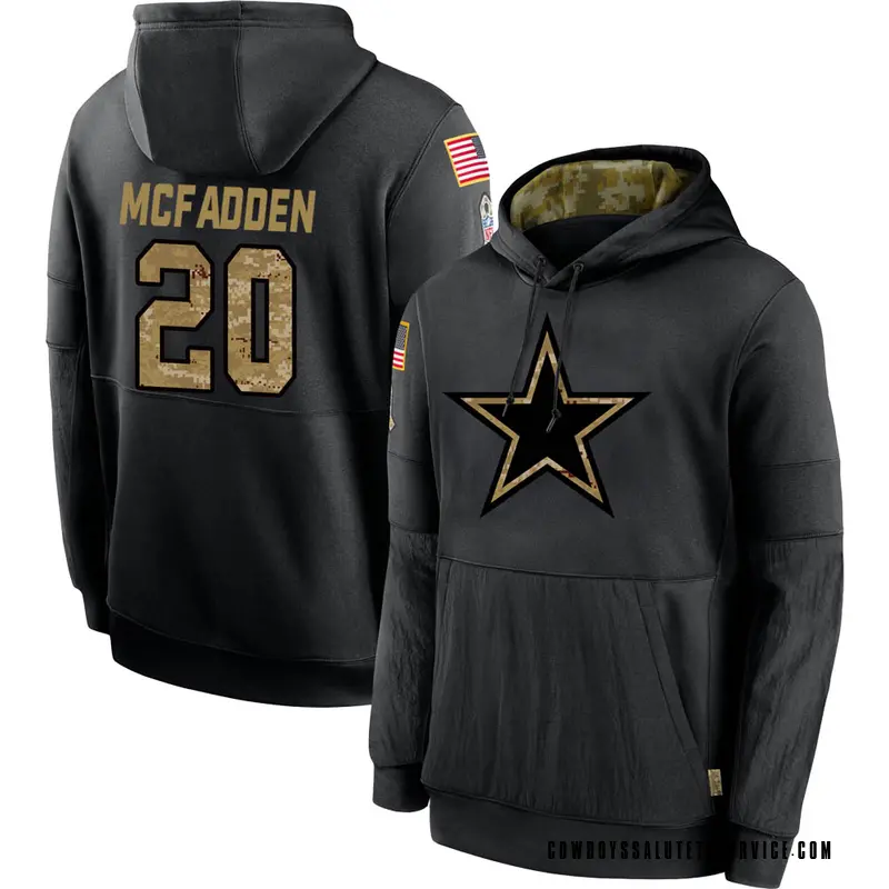 Darren McFadden Dallas Cowboys Men's Legend Olive Salute to Service  Sideline Long Sleeve T-Shirt