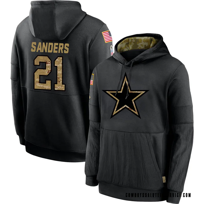 Dallas Cowboys Deion Sanders 21 Salute To Service Retired Player Limited  Olive Jersey Gift For Cowboys Fans Hoodie Dress in 2023