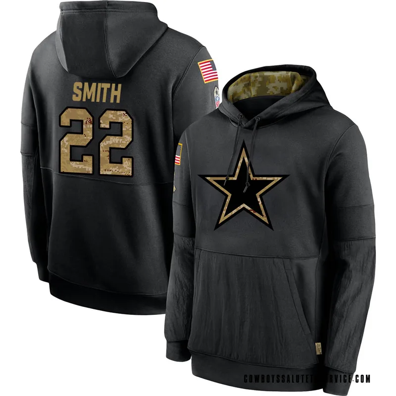 Emmitt Smith Dallas Cowboys Men's Legend Olive Salute to Service