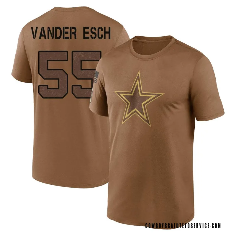 Dallas Cowboys #55 Leighton Vander Esch Men's Camo 2019 Salute to Service  Limited Jersey XXL : : Clothing & Accessories