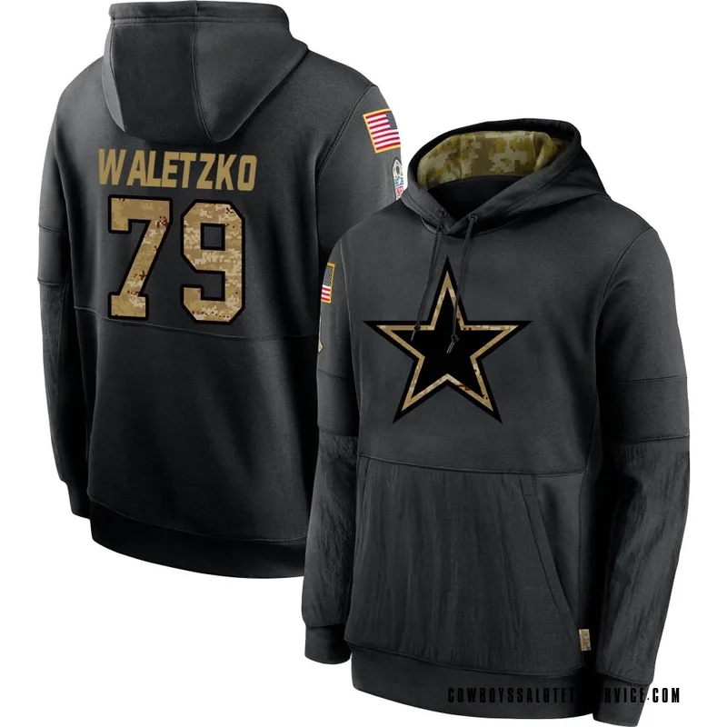 Matt Waletzko Dallas Cowboys Men's Legend Olive Salute to Service