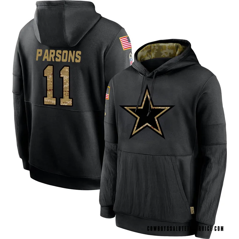 Men's dallas cowboys anthracite salute clearance to service player performance hoodie