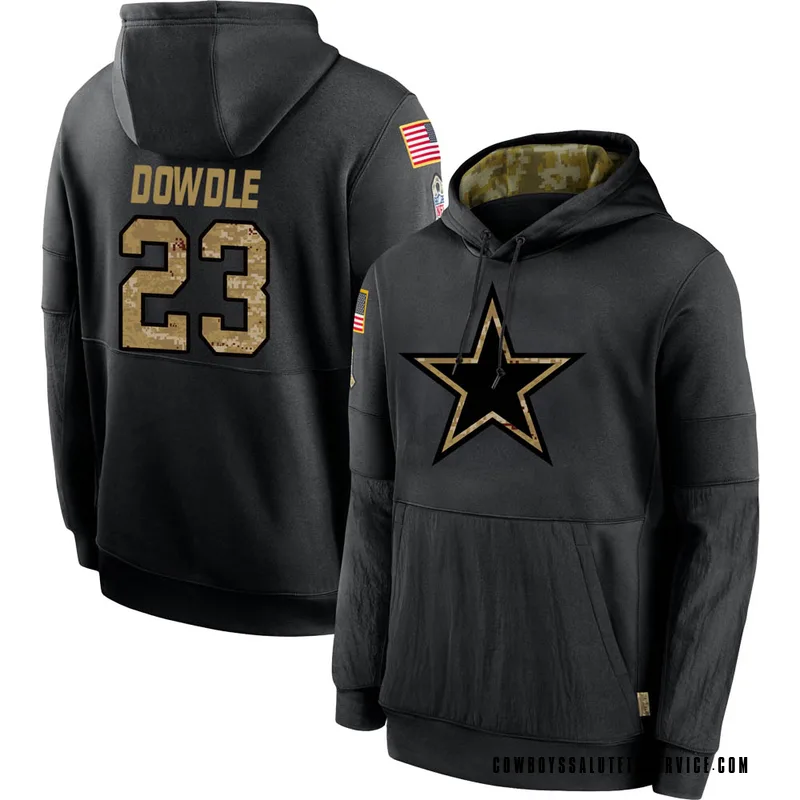 Rico Dowdle Dallas Cowboys Men's Legend Olive Salute to Service T