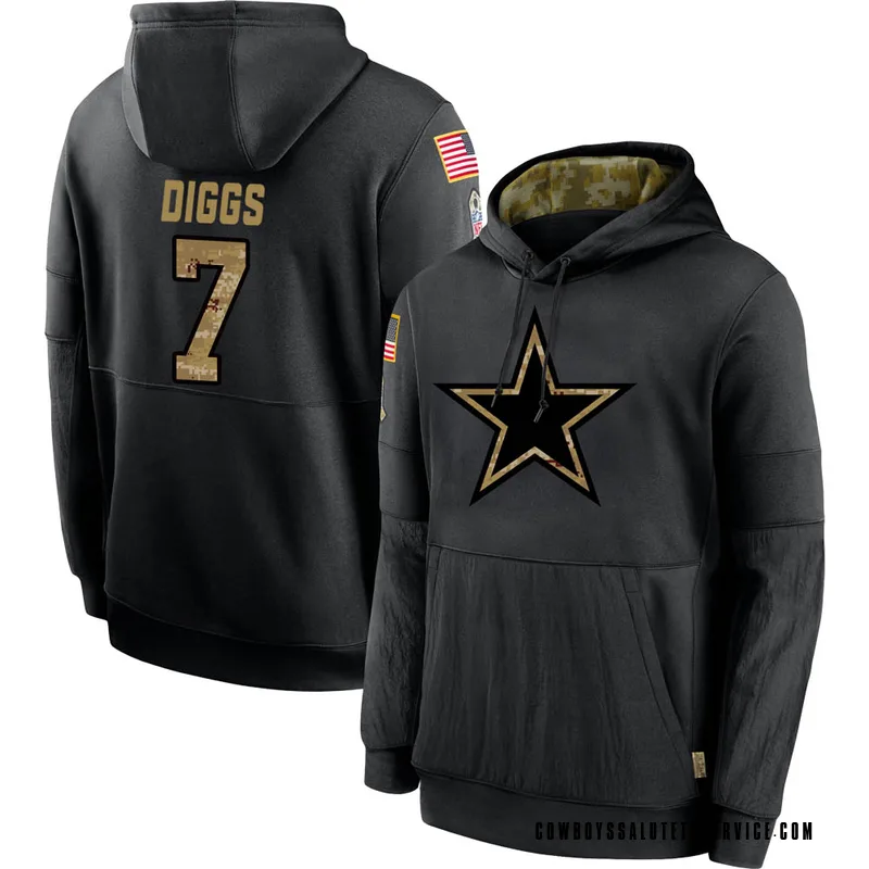 Trevon Diggs Dallas Cowboys Women's Legend Olive Salute to Service Scoop  Neck T-Shirt