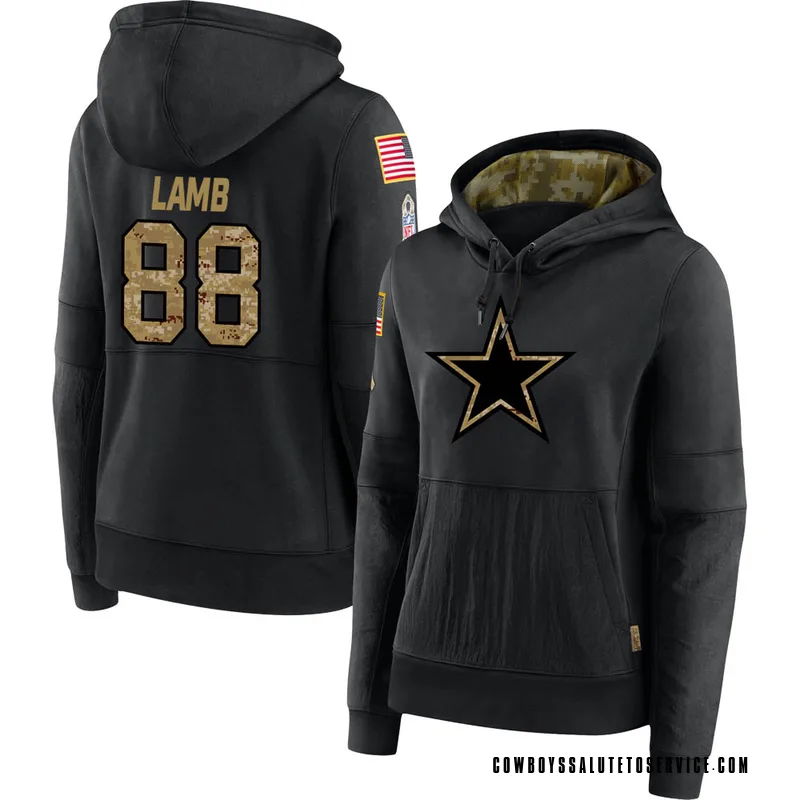 CeeDee Lamb Dallas Cowboys Women's Legend Olive Salute to Service