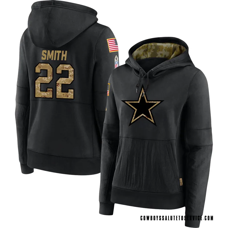 Emmitt Smith Dallas Cowboys Men's Legend Olive Salute to Service T