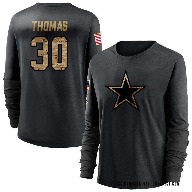 Peyton Hendershot Dallas Cowboys Youth Legend Olive Salute to Service  Sideline Long Sleeve T-Shirt