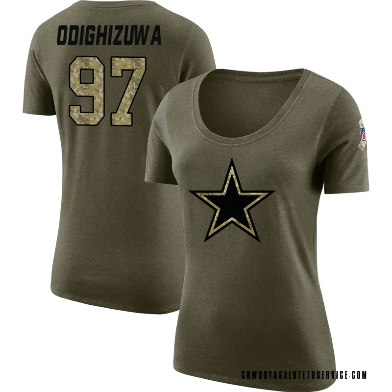 Osa Odighizuwa Dallas Cowboys Men's Black by Midnight Mascot T-Shirt 