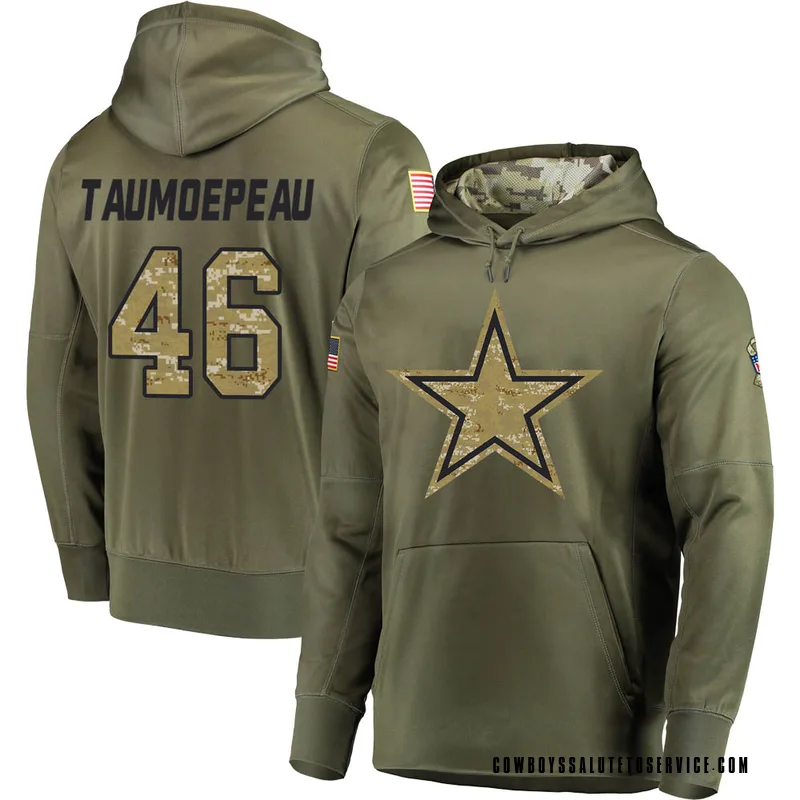 Youth Dallas Cowboys Nike Olive Salute to Service Therma